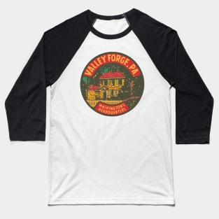 Vintage Valley Forge Decal Baseball T-Shirt